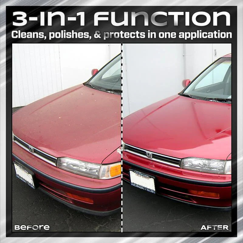 Titanium Ceramic Wax Cream Mirror Shine. 15 Minutes. Lasts a Year.