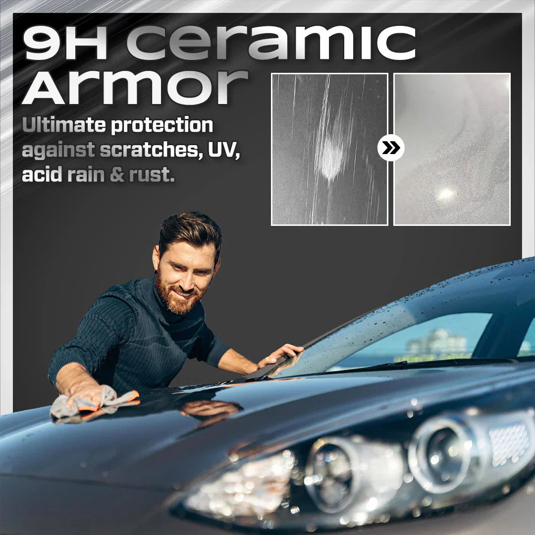 Titanium Ceramic Wax Cream Mirror Shine. 15 Minutes. Lasts a Year.