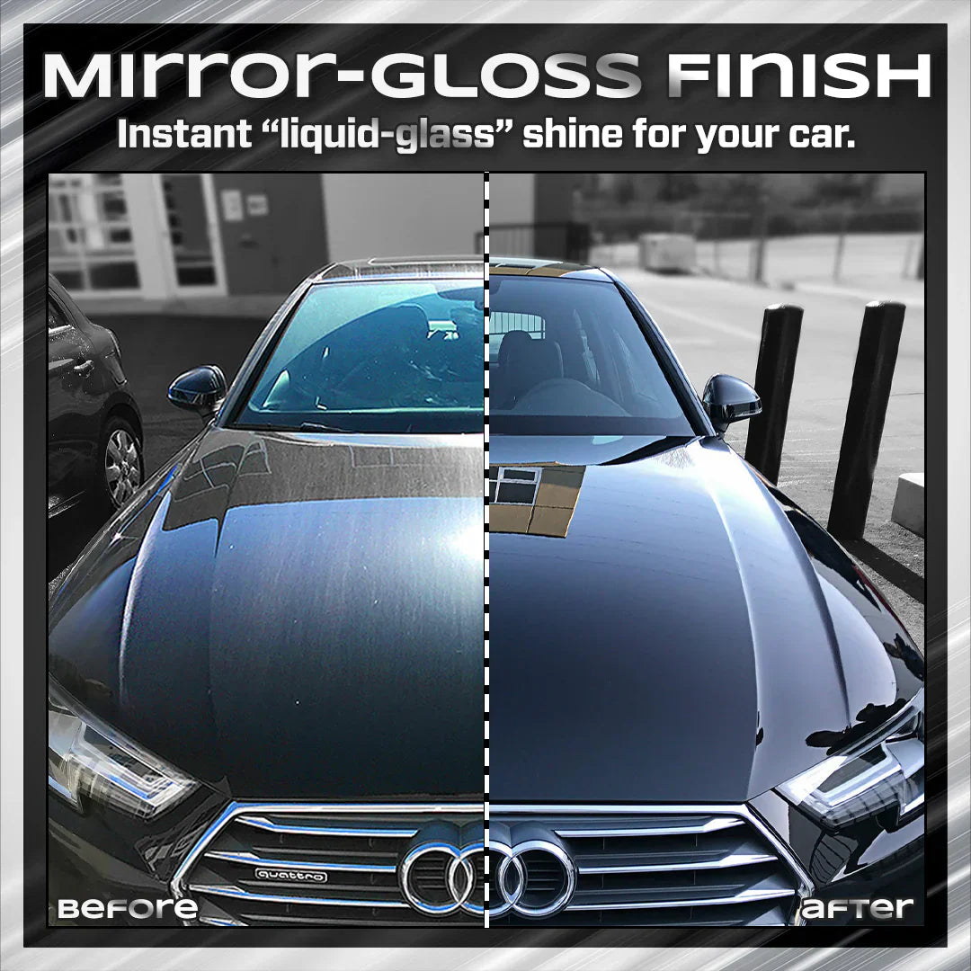 Titanium Ceramic Wax Cream Mirror Shine. 15 Minutes. Lasts a Year.
