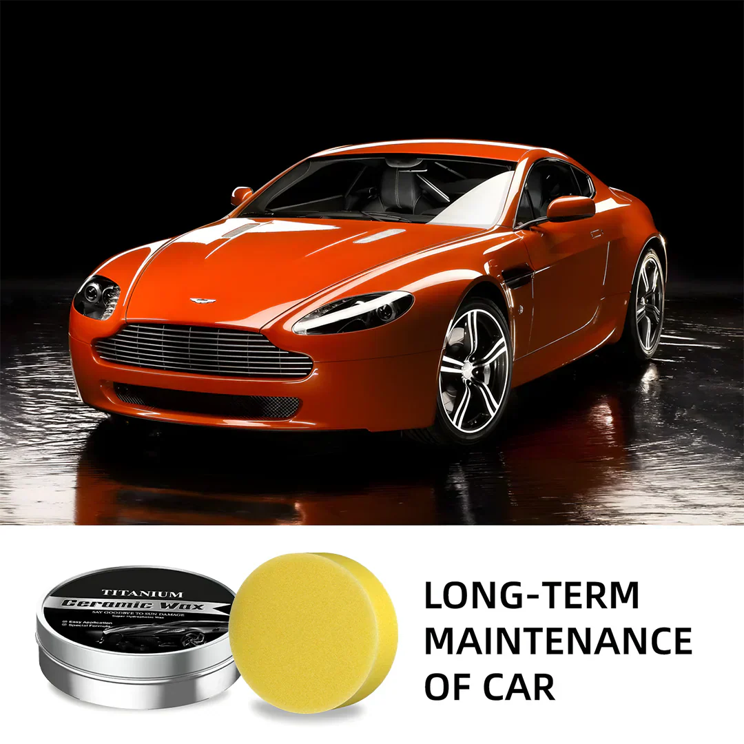 Titanium Ceramic Wax Cream Mirror Shine. 15 Minutes. Lasts a Year.